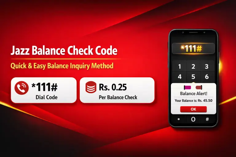Jazz Balance Check Code