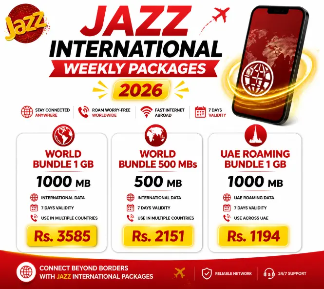 image of Jazz International Weekly Packages