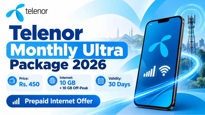 featured image of Telenor Monthly Ultra Package 2026